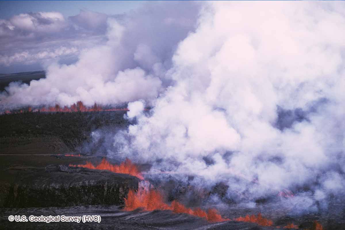 1974年7月19日の割れ目噴火