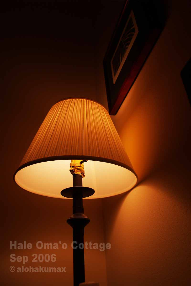 ランプの灯り
